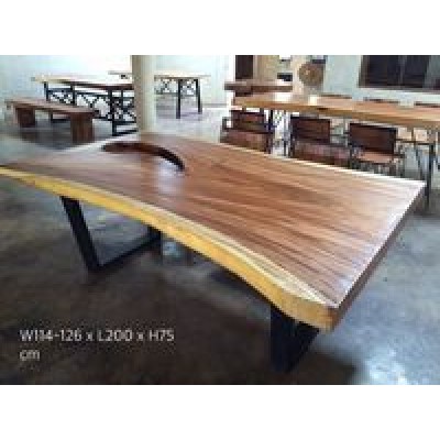 RT3 Rain Tree Wood Table